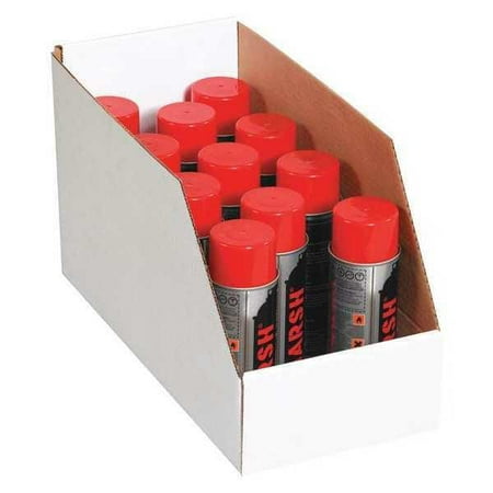 Partners Brand Jumbo Open Top Bins,8x18x10",PK25 BINJ81810