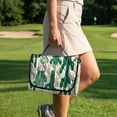 thumbnail image 4 of Yuyamidu Green Cactus Golf Cart Seat Covers for 2 Seats, Soft Golf Cart Seat Towel with Front Pockets Club Car Accessories Comfortable and Protect Your Golf Cart Seat, 4 of 8