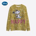 thumbnail image 3 of Sudadera con capucha para mujer, nueva moda de otoño/invierno, sudadera con estampado de dibujos animados de Snoopy Y2K, abrigo de cuello redondo, sudadera holgada de manga larga sin sombrero, 3 of 5