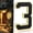 3, variant on Solar House Numbers for Outside, LED Illuminated Address Sign with Dusk to Dawn Sensor, IP65 Waterproof Light Up Plate