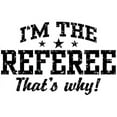 thumbnail image 3 of CafePress - I'm The Referee That's Why Mug - 11 oz Ceramic Mug - Novelty Coffee Tea Cup, 3 of 6