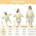 thumbnail image 3 of Wearable Blanket with Sleeves and Pocket Oversized Hooded Sweatshirt 3-14 YR Patterned Hills L, 3 of 7