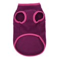 thumbnail image 2 of Zonghan Pet Fall Winter Polar Fleece Warm Thicken Buttoned Sweatshirt Dark purple L size, 2 of 11