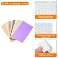 thumbnail image 3 of Uxcell 100 Business Card Stock 3.5" x 2" Blank Business Cards for Laser Printer Small Message Card Graffiti Scrapbooking DIY Thanks Cards, Small Square Color, 3 of 6