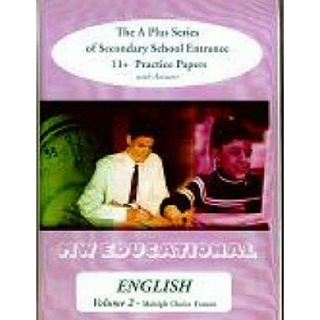 English (Multiple Choice Format) : The a Plus Series of Secondary School Entrance 11+ Practice Papers (with (Best 11 Plus Practice Papers)
