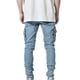 thumbnail image 5 of ICHUANYI Clearance Men's Side Pocket Trousers With Zipper Placket Skinny Jeans(Blue, S) Ichuanyi Ichuanyi, 5 of 6
