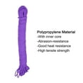 thumbnail image 3 of Uxcell Polypropylene Rope Braid Cord 15M/49.2ft 2mm Dia Purple for Indoor Outdoor Camping Clothes Line, 3 of 6
