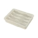 thumbnail image 5 of Organizador de cajones para cubiertos, bandeja expandible de gran capacidad para cocina Blanco, 5 of 9