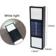 thumbnail image 3 of Luces solares de pared exterior - Aplique moderno de arriba abajo con 6 cuentas LED, impermeable IP65, ABS+PC negro, pack de 2 para porche y patio jardín, 3 of 6