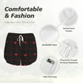 thumbnail image 6 of Haiem Cardiogram and Heart Women's 2 in 1 Running Shorts - Lightweight Athletic Workout Gym Yoga Breathable Sports Shorts Liner with Phone Pockets-X-Large, 6 of 9