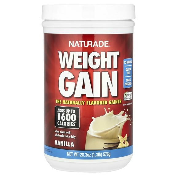 Naturade All-Natural Weight Gain, Vanilla, 12 Serving
