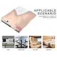 thumbnail image 5 of Cartoon Dancing Hippo Throw Blanket 60" x 90" Soft and Warm Blankets for Couch Sofa and Bed, 5 of 7