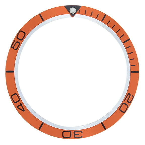 BEZEL INSERT FOR 44MM CASIO 200M MDV106-1AV106A WATCH DIVER ANALOG SPORTS ORANGE