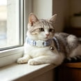 thumbnail image 3 of Adjustable Plaid Cat Collars,Cute Kitten Cat Collar, Gingham Small Dog Collar, Safety Pet Collars for Birthday Christmas,A - one size, 3 of 6