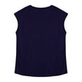 thumbnail image 6 of Doomiva Men's Sleeveless Muscle Shirts Workout Athletic Tank Tops Cap Sleeve Solid Casual T-Shirt Navy Blue M, 6 of 7
