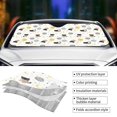 thumbnail image 4 of Kdxio Cute Cat Print Front Windshield Sun Shade,Folding Auto Sunshade for Car Truck SUV-Medium, 4 of 7