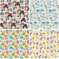 thumbnail image 3 of Gift Wrapping Paper Roll 58" x 23", Printed Gift Wrap, Easy Cut & Fold, Durable Paper for Birthday, Holiday, Party and DIY Crafts,4 Rolls, 3 of 5