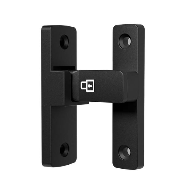 Pestillo de puerta antirrobo sin perforaciones, hebilla de puerta, pestillo de puerta, pestillo de puerta, cerradura de puerta corrediza, cerradura de puerta corrediza en ángulo recto de 90 grados,