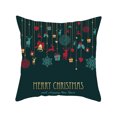 thumbnail image 4 of Inteprter Funda de almohada de decoración navideña para el hogar, funda de cojín de árbol de Papá Noel, adorno de Feliz Navidad, regalo de Navidad Decoración del hogar #8 Inteprter HA000402-08B, 4 of 6