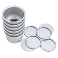 thumbnail image 2 of Chendee Diy 2'' Mini Cake Pan Removable Bottom Pudding For Mold Baking Bakeware Uk,6Pcs, 2 of 9