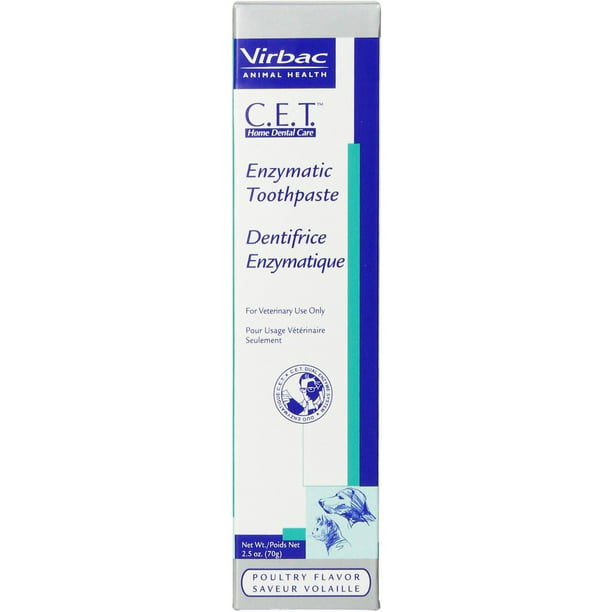 Virbac C.E.T. Poultry Toothpaste for Dogs, 70 grams - Walmart.com - Walmart.com