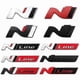 thumbnail image 2 of Custom Car Grill Emblem Trunk Badge Decal Sticker for Hyundai Sonata i30 i20 Tucson Elantra Kona Accessories, 2 of 5