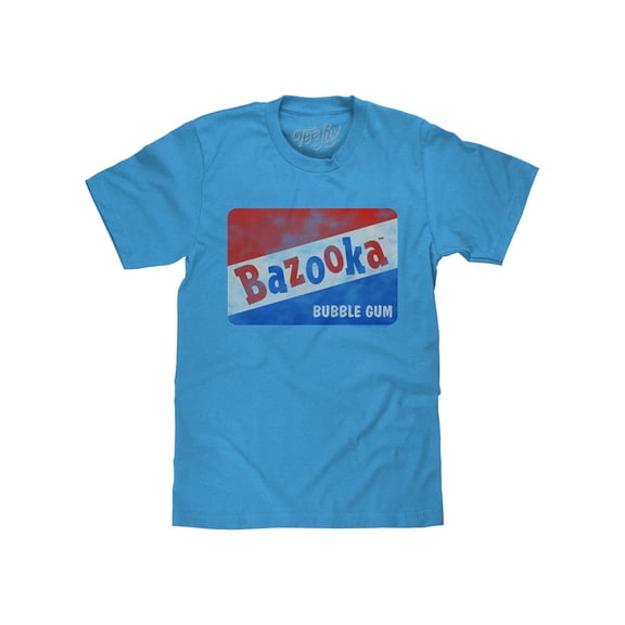 Tee Luv Bazooka Bubble Gum Vintage Candy Logo Shirt (Men's) (M)