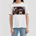 thumbnail image 4 of Monkey Men's Classic White 100% Cotton T-Shirt | Soft & Comfortable Tee for Everyday Wear | Short Sleeve Shirt for Men | Casual Crew Neck Top, 4 of 5
