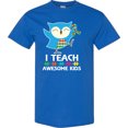 thumbnail image 3 of Inktastic Autism Teacher Owl I Teach Awesome Kids T-Shirt, 3 of 5
