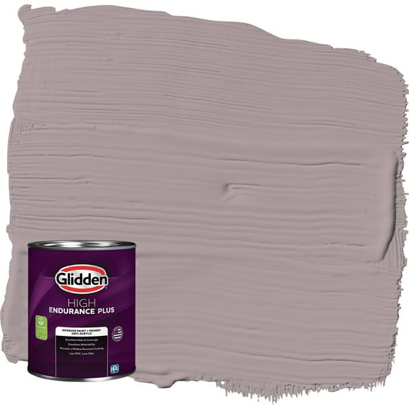 Glidden HEP Coffee Custard / Purple Eggshell Interior Paint with Primer, 1 Quart