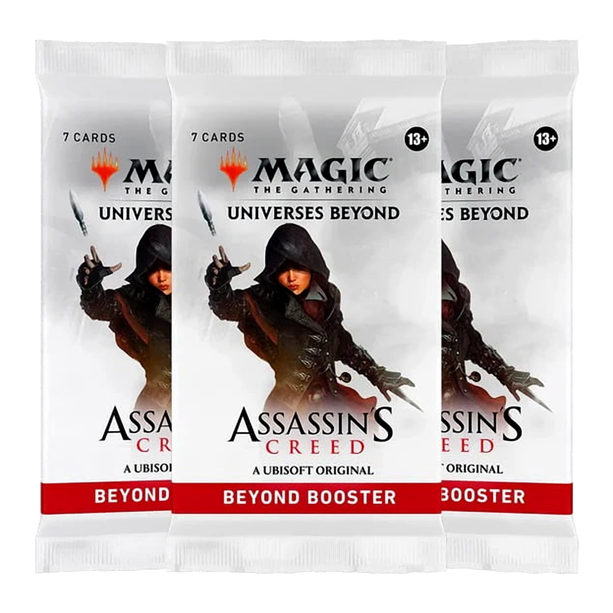 mtg ac booster box Magic: The Gathering Assassin's Creed Infinite | 24 Infinite Boosters (7 Cards in Each Booster) let history come alive MTG Core Set 2020 -