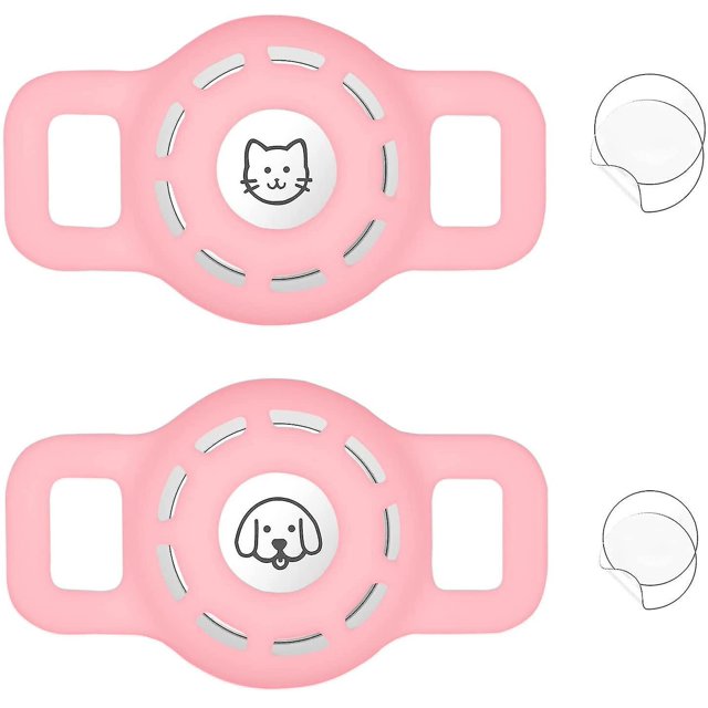 Soporte para Collar de gato Airtag para Apple Air Tag, soporte para Collar de gato de 1/2 pulgadas, paquete de 2 soportes para Collar de mascota Airtag para Apple Airt