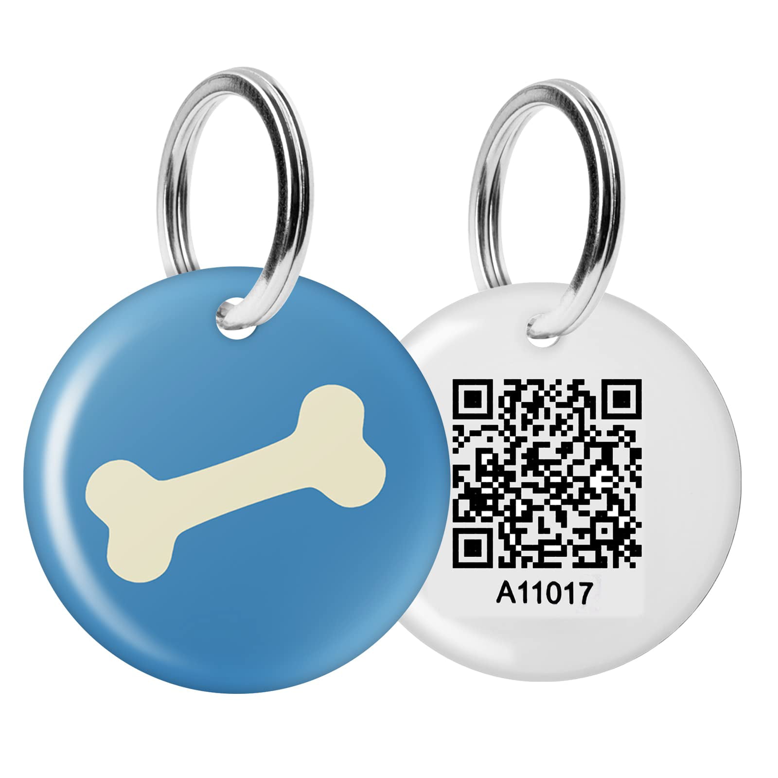 overflade udluftning pasta Anzir QR Code Dog Tags Custom for Pets,Dog Name Tag Personalized for Pets， GPS Pet Id Tag，Scannable QR Pet Tags for Location，Cat Id Tag&Dog Id Tag  with Online Profile (Bone-Yellow Blue) - Walmart.com