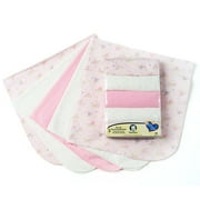 Gerber Flannel Receiving Blankets, 5-Pack - Girl