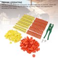 thumbnail image 4 of Ear Tag and Pliers Set Animal Ear Tag Clamp Livestock Ear Tag Applicator and Bright Colors Cattle Ear Tags for Farm Animal Identification Card, 4 of 7