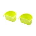 thumbnail image 2 of 2 piezas de tazas colgantes platos de alimentos alimentando pájaros, fácil de instalar, tazones de alimentación de jaula para pájaros para periquitos,, 2 of 8