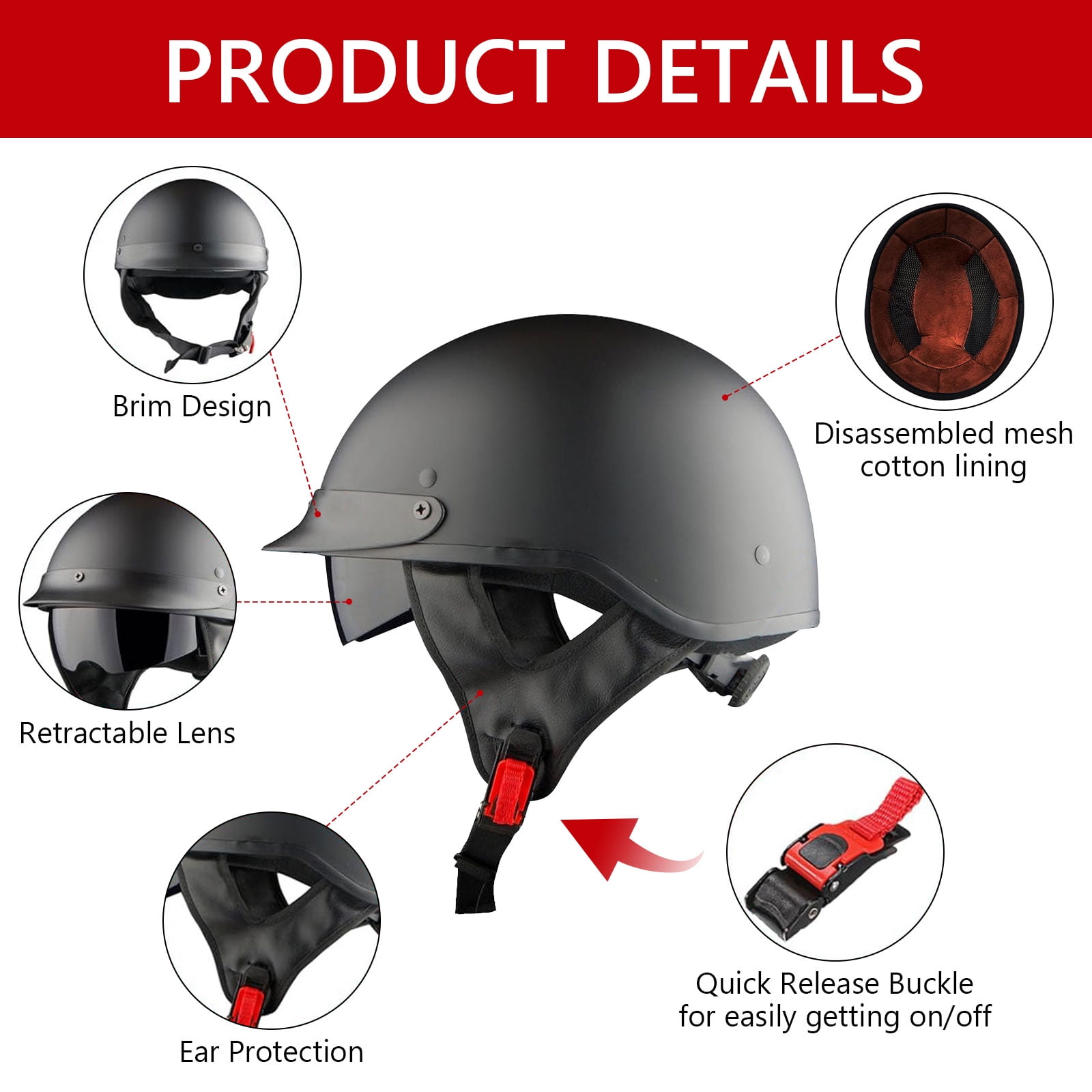 Semfri Adult Bike Helmet Skateboard Road Cycling Helmet Suitable Multi-Sport Scooter Skating Bicycle Large Size for Men Women Black