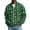 Green #8, variant on WULMLEO Christmas Loose Fit Full Zip Bomber Jackets For Men Snowflake Graphic Waffle Knit Sweatshirts Winter Daily Outerwear Dark Green M