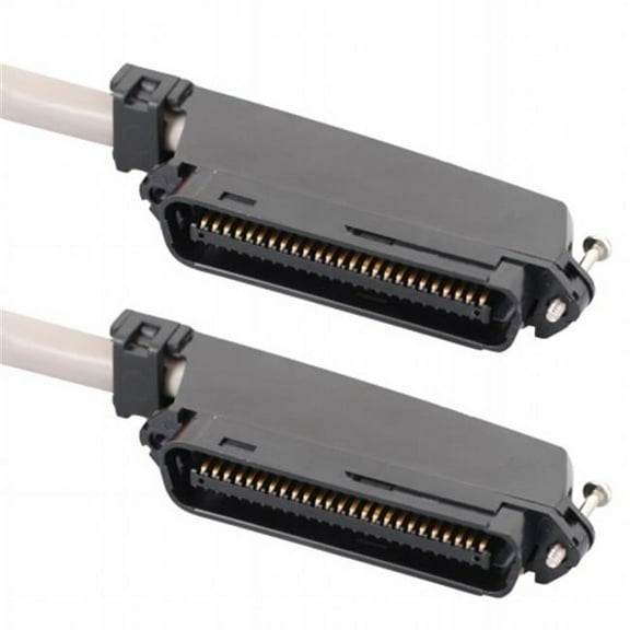 ICC ICPCSTMM10 50 Pin Male To Male Telco connector CAT 3 Telco cable, 10 ft.