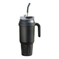 thumbnail image 1 of Termo de Acero Inoxidable de Doble Pared Extra Grande 1.5 Litros, Vaso Térmico con Popote y Tapa Hermética. Mantiene Bebidas Frías Hasta 10 Horas y Calientes 8 Horas, para Agua, Café y más, 1 of 9