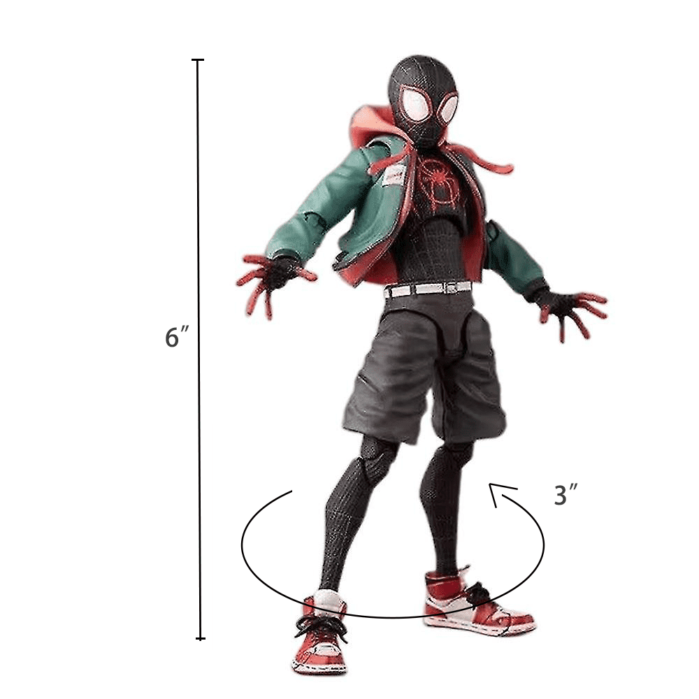 ONXE 6-inch Action Figures, Legends Series Collectible Spider Boy: Across The Spider-Verse, Miles Morales Collectible Playsets Toy