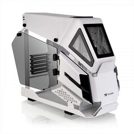 Thermaltake CA-1R4-00S6WN-00 AH T200 Snow Computer Case - Micro Tower - SPCC, Tempered Glass - White