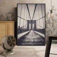 thumbnail image 2 of IDEA4WALL Framed Canvas Wall Art Beautiful Bridges in the City, 2 of 4