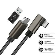 Link Cable for Oculus Quest 2, TSV 16ft VR Headset Cable Fit for Oculus Quest 2/1, USB 3.0 Type C to C High-Speed Data Transfer Charging Cable, Extension Charger Cord for Virtual Reality/Gaming PC