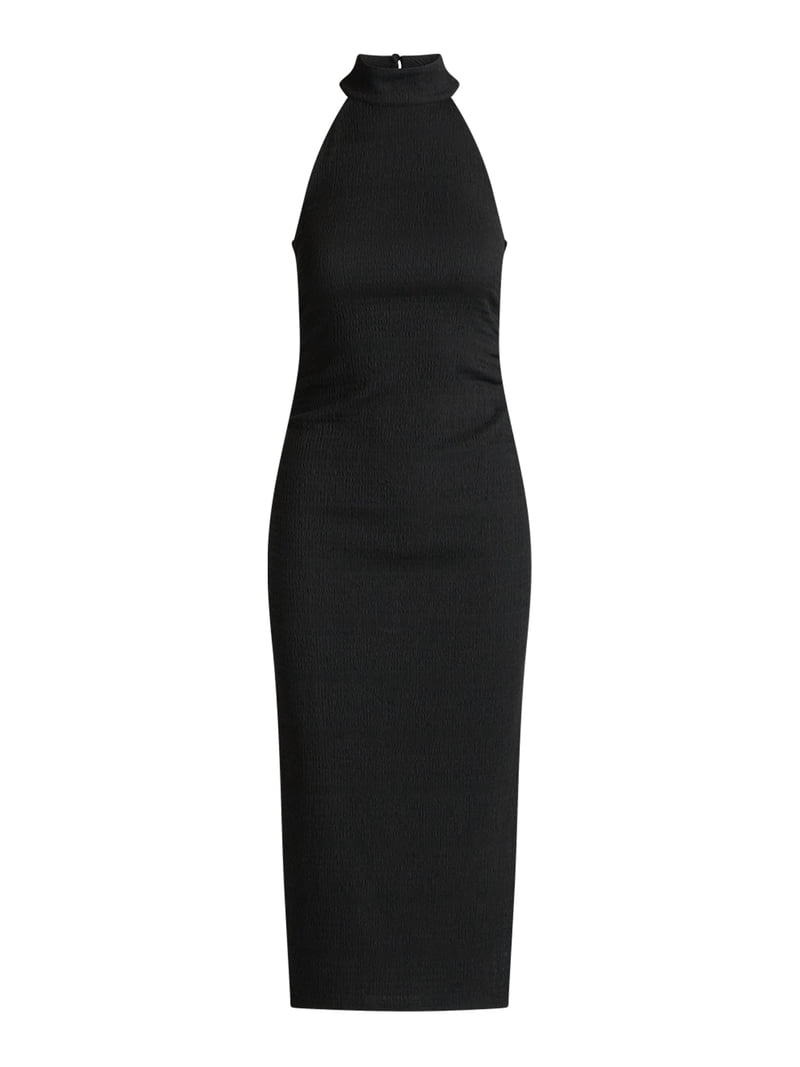 sofia vergara black dress walmart Sofia by Sofia Vergara Women's Halter Midi Dress, Mid Calf Length, Sizes  XS-XXXL