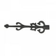 thumbnail image 4 of Renovators Supply Black Wrought Iron Garage Door Decorative Hardware 11 in Rust Resistant Dummy Strap Hinge w/Screws, 4 of 8