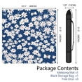 thumbnail image 2 of Floral Rubber Gaming Mat 31.5 Inch Square Non-Slip Table Cover for Mahjong Tiles, Poker Games and Family Board Game Nights, 2 of 7
