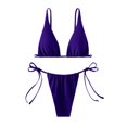 thumbnail image 1 of Gibobby Trajes de Baño para Mujer Traje de baño de dos piezas sexy para mujer de verano Traje de baño de playa sin espalda Bikini(Azul,G), 1 of 5