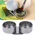 thumbnail image 3 of Double Stainless Steel Art Pallete Clip Pot Large Oil Painting Container with Lid, 3 of 4