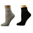 thumbnail image 3 of Sierra Socks Women's Socks Low Cut 4 Pair Pack Multi Color Socks 2215 Large White Pi Black Gray Pink, 3 of 7